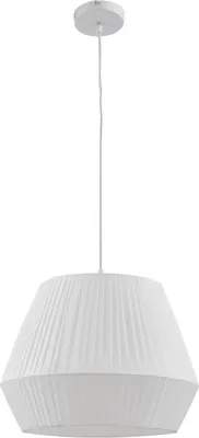 Produktbild von Lindby Hängeleuchte Vitore, Ø 40 cm, Textil, weiß