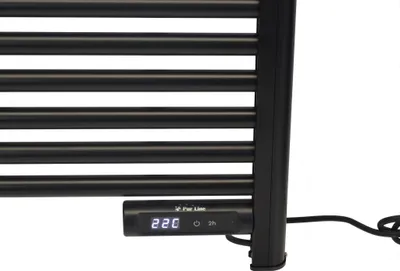 Produktbild von Handtuchheizkörper - Schwarz - 425 Watt, 54x107 cm