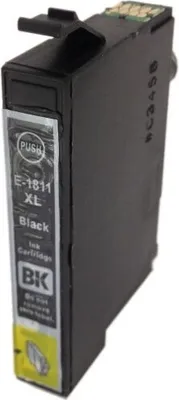 Produktbild von Druckerpatrone kompatibel mit Epson T1801 / T1811 / T18 XL black für Expression Home XP-100, 102, 200, 202, 205, 210, 212, 215, 225, 30, 300, 302, 305, 310, 312, 313, 315, 320, 322, 325, 33, 400, 402, 405, 410, 412, 413, 415, 420, 420, 422, 425