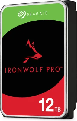 Zdjęcie produktu dla Seagate IronWolf Pro ST12000NT001, 12 TB, 7200 RPM, 256 MB, 3.5", SATA III