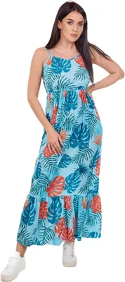 Produktbild von Kleid mit Mintblattmuster