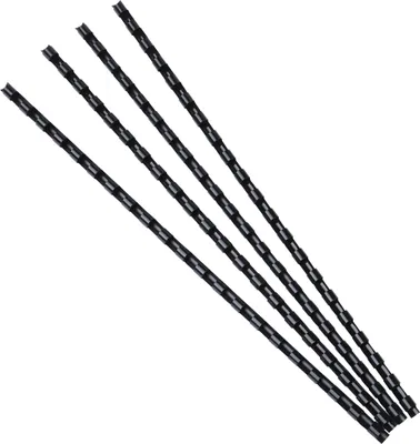 Produktbild von Exacompta Schachtel + 25 Spiralen 6 mm PVC für die Bindung, A4, Schwarz, 76101E