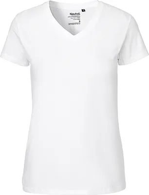 Immagine prodotto di Neutral O81005 | Maglietta donna con scollo a V - Colore: Bianco - Taglia: XS