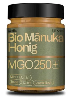 MIÓD MANUKA MGO 250+ BIO 250 g - BIO MANUKA
