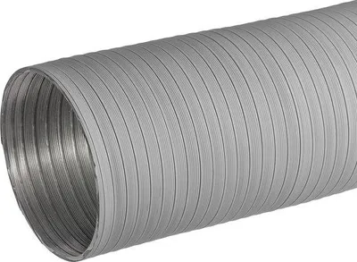 Obrázek produktu pro 120 mm ohebná hliníková trubka, bílá, Ø 120 mm, odvod vzduchu