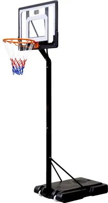 Productafbeelding van Blits Basketballbasket, mobiel, met verstelbare hoogte (210-260 cm), achterbord 82x59 cm
