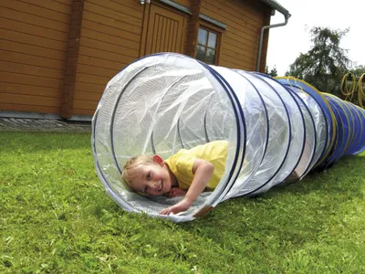 Produktbild von Happy Kidz Kriechtunnel transparent 155 21404024052