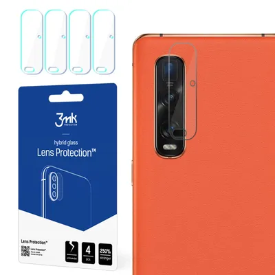 Produktbild von 3mk Hybridglas Lens Protection für Oppo Find X2 Kamera Objektiv Kameralinse 0,16mm 6H (4 Stück)