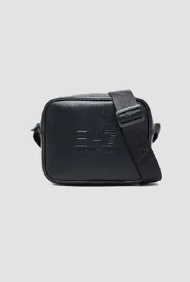 Immagine prodotto di ea7 borsa a tracolla con logo in rilievo da donna nero