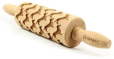 Produktbild von Folkroll Teigrolle mit Tiermotiv für Kinder