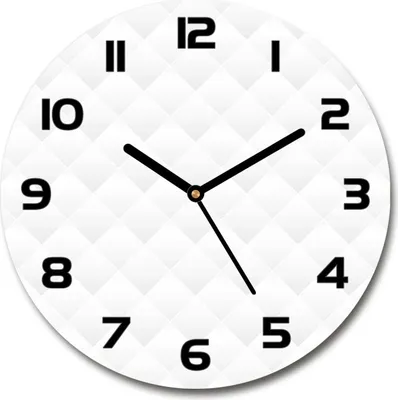 Produktbild von Wanduhr aus Glas 30fi Glasbild Glasuhr Gehärtetes Glas - schwarze-zeiger - Abstraction background