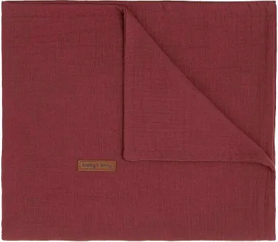Produktbild von Baby's Only Gitterbettdecke Breeze - Stone Red - 100x135 cm
