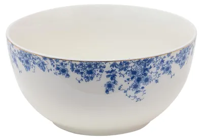 Immagine prodotto di Clayre & Eef Suppenschale 500 ml Blau Porzellan Blumen