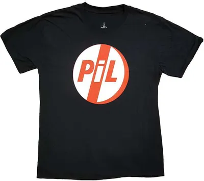 Produktbild von PIL Logo Herren Black T-Shirt: X groß