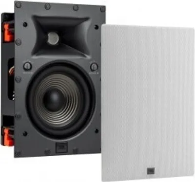 Obrázek produktu pro JBL STUDIO 6-6IW Dvoupásmový instalační reproduktor 6,5" bílý obdélníkový Výkon 50 W RMS