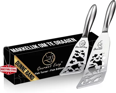 Produktbild von Fischwender Set, Edelstahl, 2 Stück, für Küche