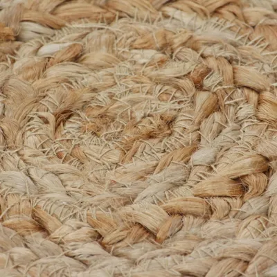 Image de vidaXL Tapis tressé jute 120 cm Rond