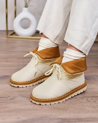 Produktbild von Royalfashion Damen-Schlupf-Schneestiefel in Beige Nevonsis, Größe 39