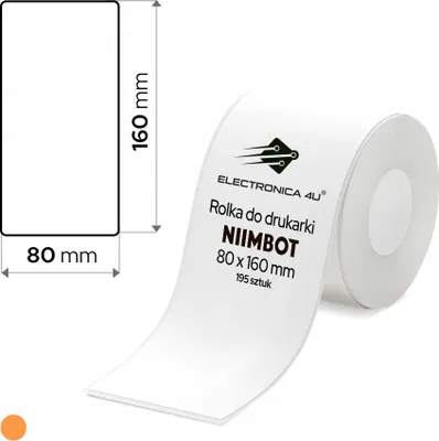 Produktbild von Weiß selbstklebende Etiketten, Thermosticker für Niimbot K3 80x160 195 Stück