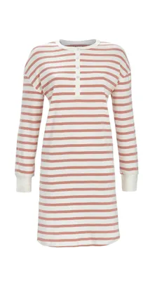 Produktbild von Nachthemd mit Strickbündchen : Farbe: teerose Größe: 42