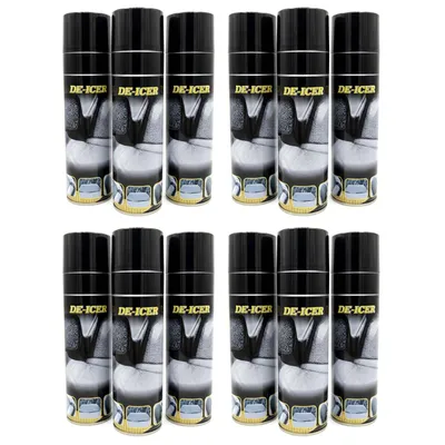Produktbild von 12x Auto Scheibenenteiser Spray je 600 ml Scheiben Enteiserspray Sprühenteiser Entfrosterspray Enteiser Spraydose