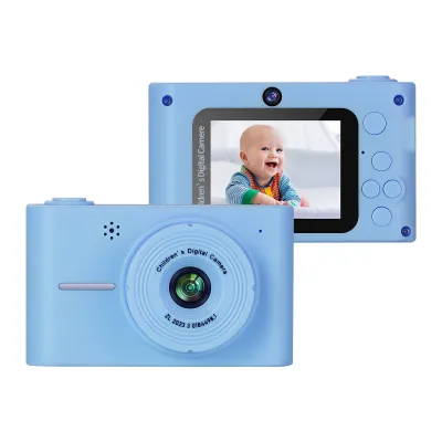 Produktbild von 1080P Digitalkamera Kinderkamera 20MP Kinderkamera Kinder-Selfie-Kamera fuer Jungen und Maedchen 8-facher Digitalzoom 2,0-Zoll-Bildschirm Doppelobjektive Geburtstagsgeschenk Festivalgeschenk Tolles Geschenk fuer Kinder