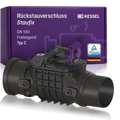 Produktbild von KESSEL Staufix DN 100 Rückstauverschluss Typ 2 freiliegend, Artikel 730100