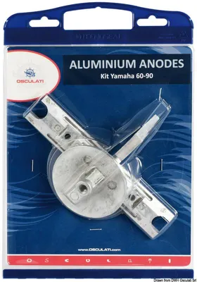 Immagine prodotto di Set anodi Yamaha fuoribordo 60/90 alluminio , 1 pezzo