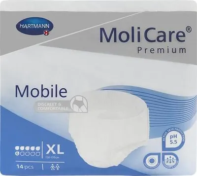 Zdjęcie produktu dla HARTMANN Molicare Premium Mobile 6 krople rozmiar 4, XL 1 torebka 14 sztuk