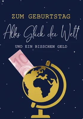Produktbild von Geldkarte Geldkarte Glückwunschkarte im Format 115x17cm mit Umschlag