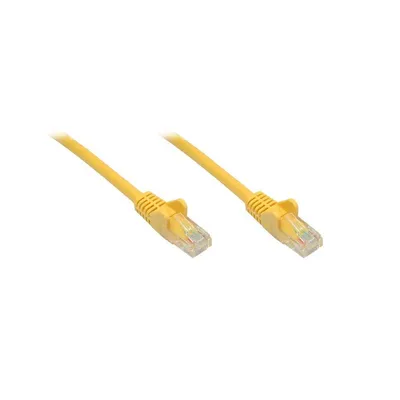 Zdjęcie produktu dla Kabel krosowy, kat. 6, U/UTP, żółty, 2 m, Good Connections®