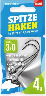 Produktbild von Lieblingsköder spitze Haken 4g #3/0