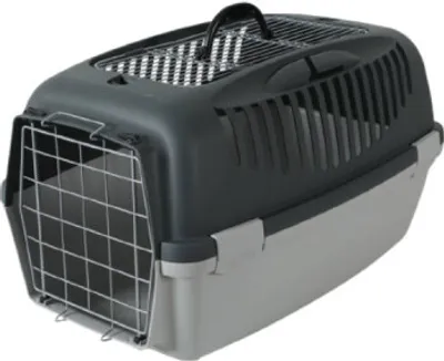 Obrázok produktu pre Transportesanas buris Gulliver 3 Top Free ar metala durvim 61x40x38cm tumsi peleks/gaisi peleks 8003507974111