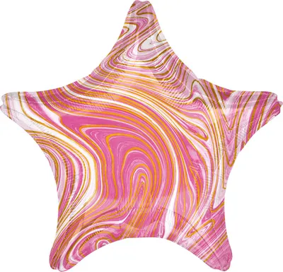 Produktbild von Amscan 4210001, Spielzeugballon, Folie, Pink, Rund, 5 Stück(e)
