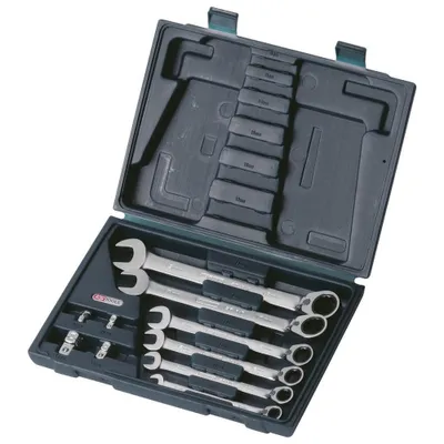 Zdjęcie produktu dla KS Tools 503.4666, Stal chromowo-wanadowa, 72 szt., DIN 3113, ISO 3318, DIN 3120, ISO 1174, 16 szt., 1,79 kg
