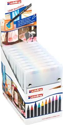 Produktbild von Edding Pinselstift 1340 10er-Display sortiert