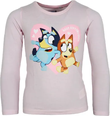 Produktbild von Bluey Bingo Kinder Langarmshirt langarm Shirt – Rosa / 104