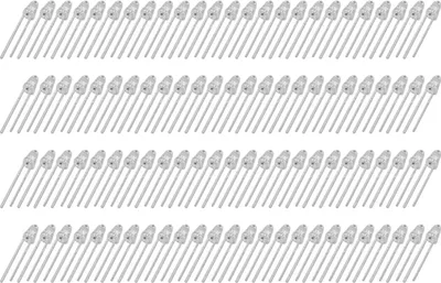 Obrázek produktu pro 100 ks LED diod 3 mm, 8 barev, LED svítilna, sada elektronických součástek, 3 V, bílá