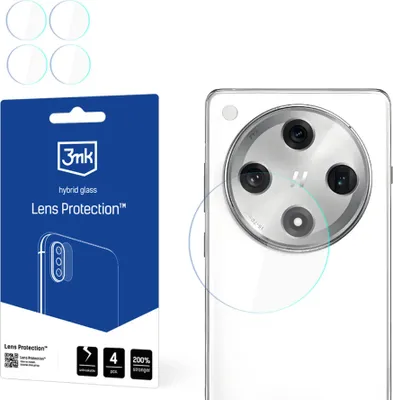 Produktbild von 3mk Hybridglas Lens Protection für Oppo Find X8Kamera Objektiv Kameralinse  0,16mm 6H (4 Stück)