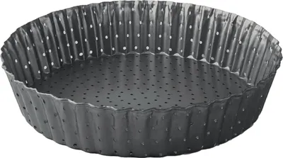 Produktbild von Obstkuchenform - Tortenboden - Tortenform - Quicheform mit Hebeboden - Kohlenstoffstahl - Antihaftbeschichtung - Ø 28 cm