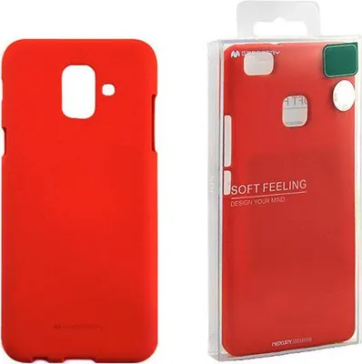 Zdjęcie produktu dla Mercury Soft Feeling Iphone 12 / 12 Pro Czerwony Etui Nakładka Back Cover Case Jelly 6,1 Cala
