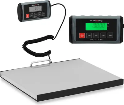 Produktbild von LCD-Postpaketwaage 35,5 x 40,5 cm 100 kg / 0,05 kg