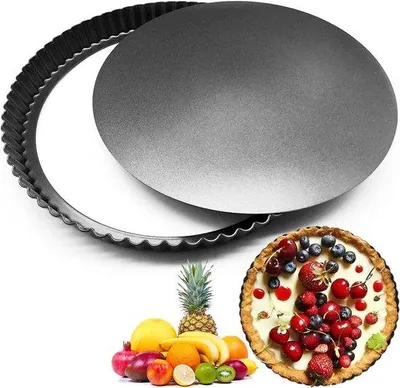 Produktbild von 28cm Quiche-Form mit Hefkörper und Antihaftbeschichtung - 1 Stück