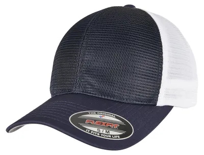 Image de Casquette Flexfit « 360 », Omnimesh LT2949 (L-XL) (marine/blanc)