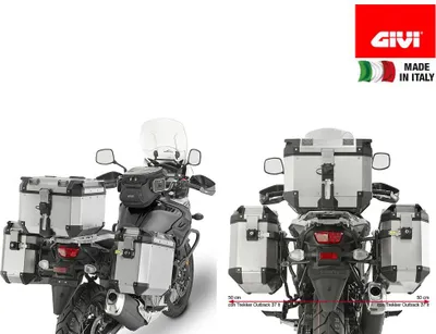 Produktbild von Stahlrohr GiVi Seitenkoffer-Träger für Trekker Outback Koffer für Suzuki DL 650