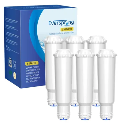 Wasserfilter für Kaffeemaschine, 6 Stück, kompatibel mit Krups F088