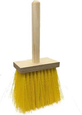 Productafbeelding van Stukadoorsborstel - Afwerkborstel - Muren Glad Maken - Kunststof Borstels - 6 inch - Zwart