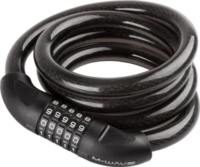 Produktbild von M-WAVE DS 20.18 Spiralkabelschloss  1,80 m langes Zahlenschloss mit Ø 20 mm