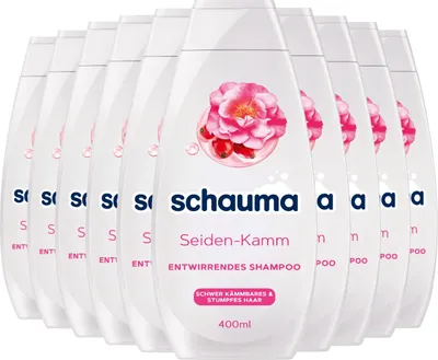 Produktbild von SCHAUMA Shampoo Seiden-Kamm, 10x 400ml