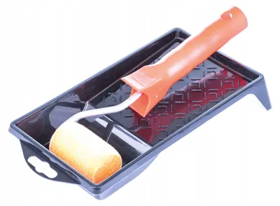 Produktbild von Inters Moltoflok Maler-Set mit Farbwanne 5 cm Veloursrolle